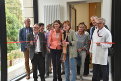 Inauguration de la passerelle entre les bâtiments Artur et Mineur